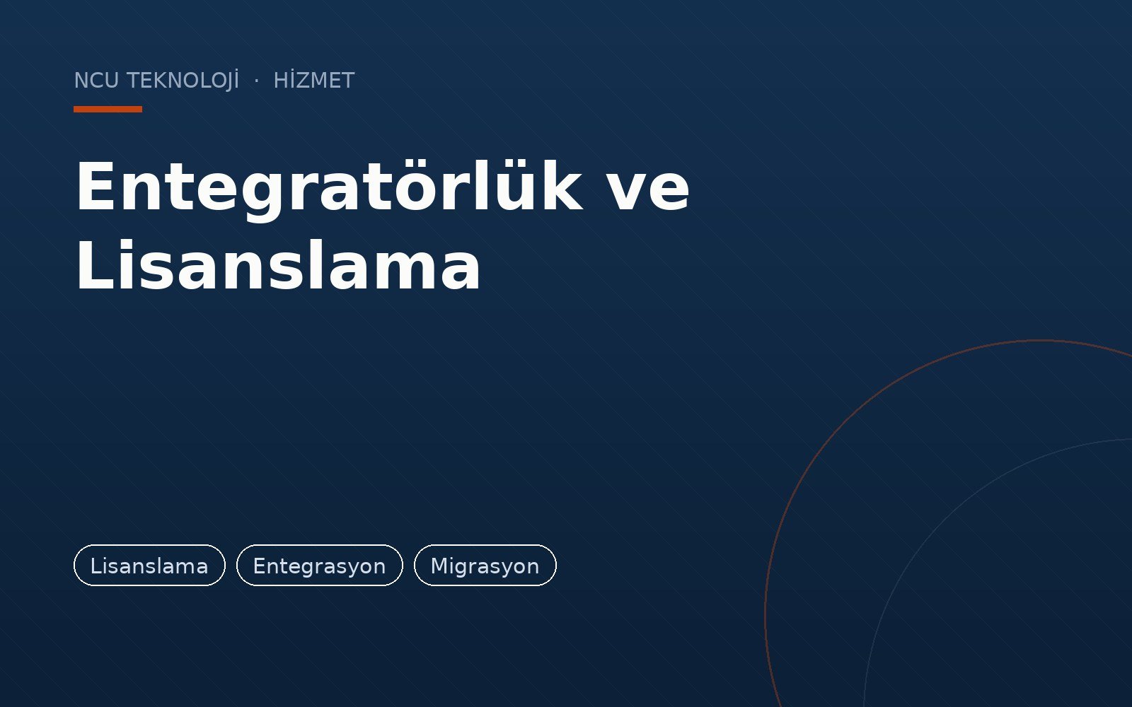 Entegratörlük ve Lisanslama